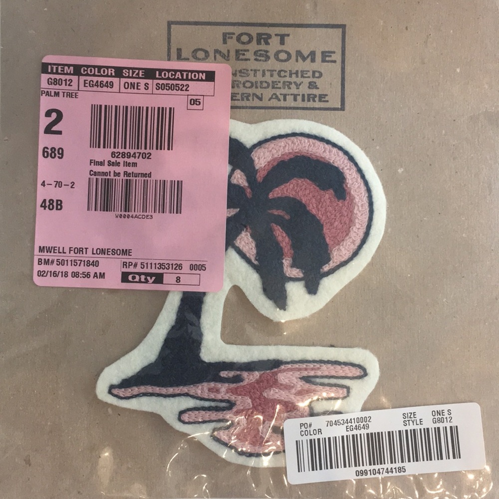 Madewell/Fort Lonesome Palm Tree Patch